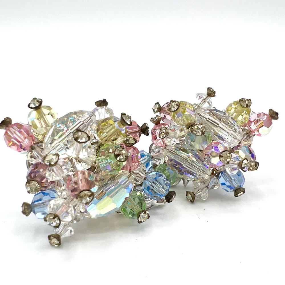 VTG Vendome Cluster Earrings